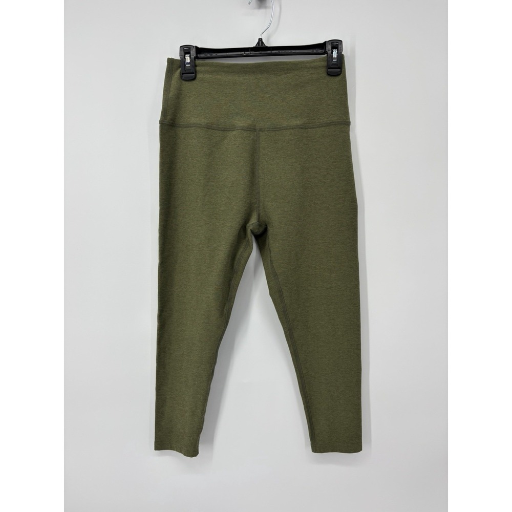 Beyond Yoga Spacedye Caught In The Midi Green Leggings Womens Size XL Gym Yoga